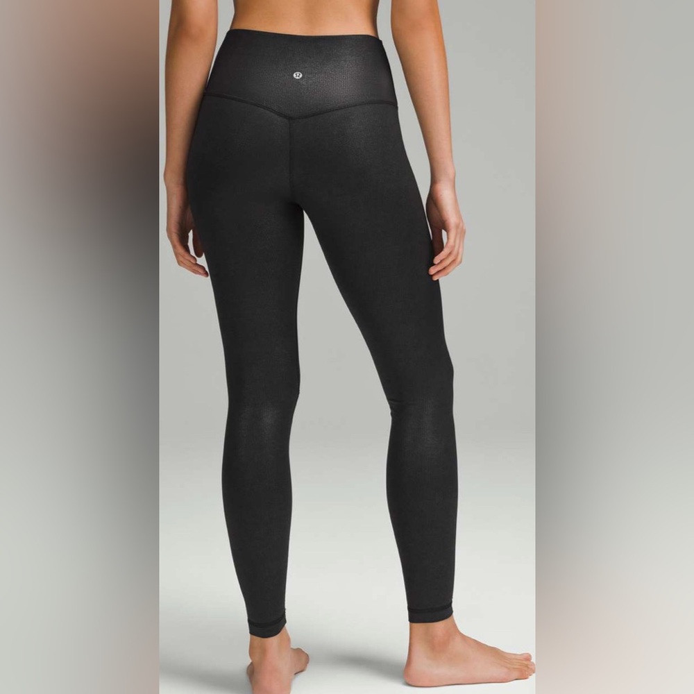 Lululemon Full length Align Ribbed High-Rise Pant 28" *Shine size 4